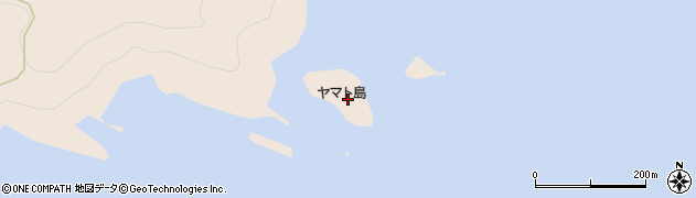 ヤマト島周辺の地図