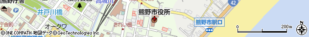 三重県熊野市周辺の地図