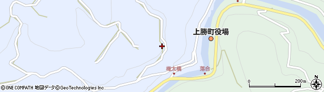 徳島県上勝町（勝浦郡）生実（下野）周辺の地図