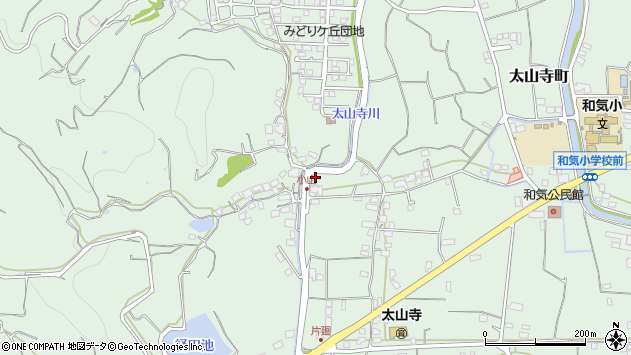 〒799-2662 愛媛県松山市太山寺町の地図
