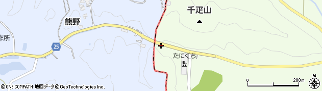 笹峠周辺の地図