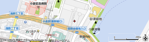 小倉ＡＩＭビル内郵便局 ＡＴＭ周辺の地図