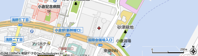 日本貿易振興機構北九州貿易情報センター周辺の地図