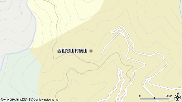 〒778-0105 徳島県三好市西祖谷山村徳善西の地図