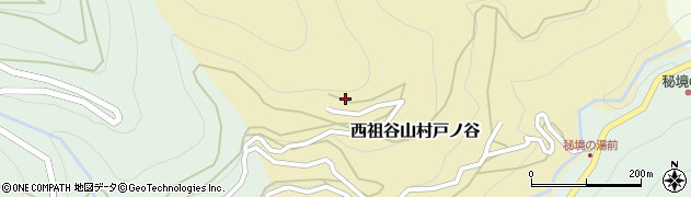 徳島県三好市西祖谷山村戸ノ谷148周辺の地図