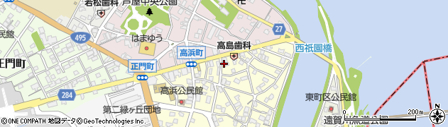 亜梨子周辺の地図