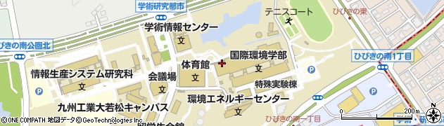 福岡県北九州市若松区ひびきの周辺の地図