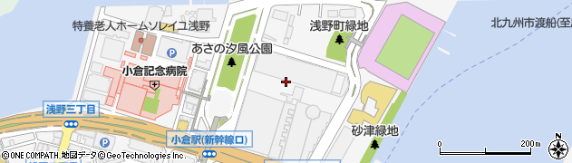 福岡県北九州市小倉北区浅野周辺の地図
