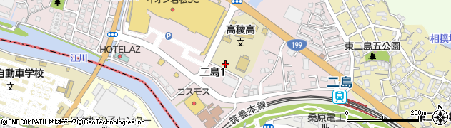 パン工場若松店周辺の地図