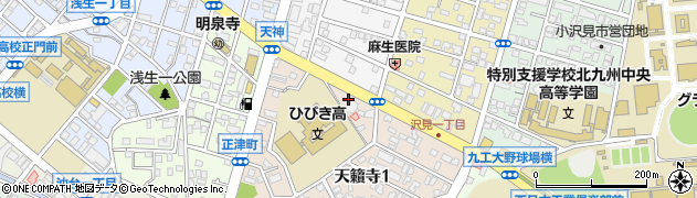 トヨタレンタリース福岡戸畑店周辺の地図