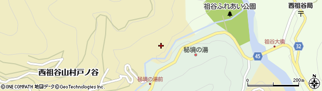 徳島県三好市西祖谷山村戸ノ谷227周辺の地図