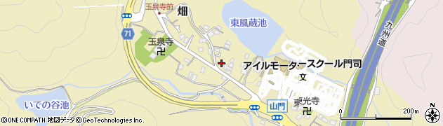 福岡県北九州市門司区畑38周辺の地図