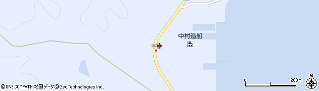 山口県柳井市阿月（宇積）周辺の地図
