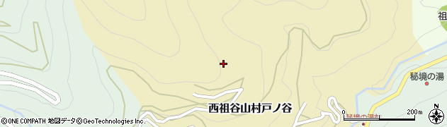 徳島県三好市西祖谷山村戸ノ谷69周辺の地図