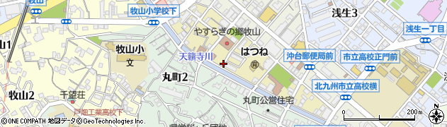 福岡県北九州市戸畑区新川町周辺の地図