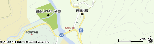 三好市国民健康保険西祖谷山村診療所・歯科周辺の地図