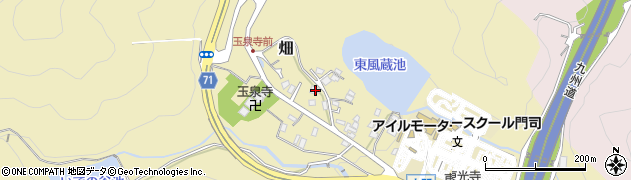 福岡県北九州市門司区畑44周辺の地図