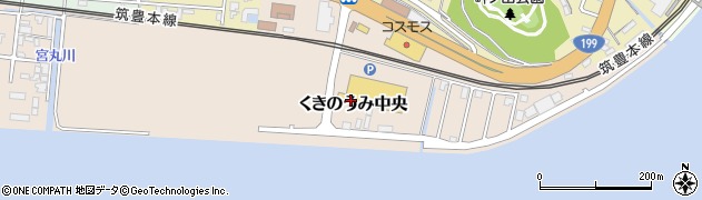 福岡県北九州市若松区くきのうみ中央周辺の地図
