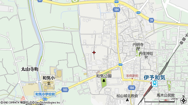 〒799-2656 愛媛県松山市和気町の地図