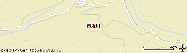 愛媛県西条市市之川周辺の地図