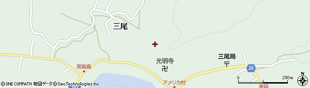 和歌山県美浜町（日高郡）三尾周辺の地図