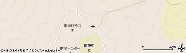 和歌山県田辺市龍神村安井186周辺の地図