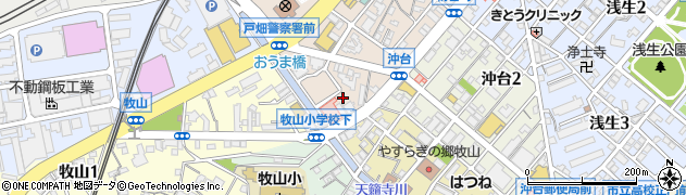 福岡県北九州市戸畑区初音町13周辺の地図