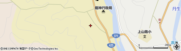和歌山県田辺市龍神村西65周辺の地図
