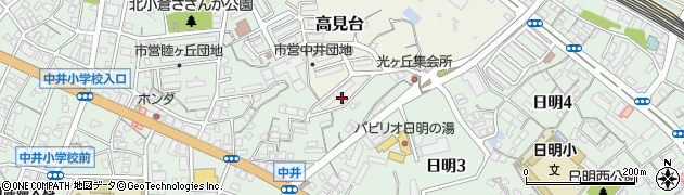 福岡県北九州市小倉北区高見台5周辺の地図