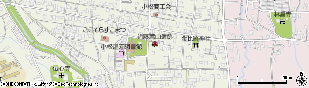 近藤篤山旧邸周辺の地図