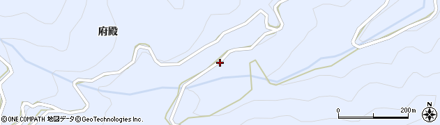 徳島県上勝町（勝浦郡）生実（堂床）周辺の地図
