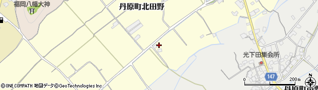 愛媛県西条市丹原町北田野524周辺の地図