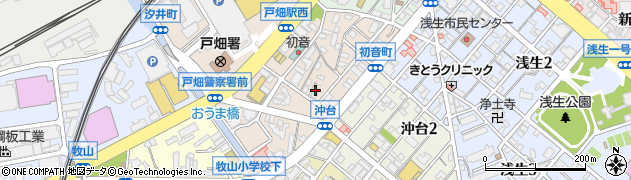 福岡県北九州市戸畑区初音町周辺の地図