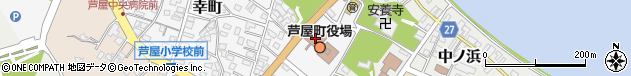 福岡県遠賀郡芦屋町周辺の地図