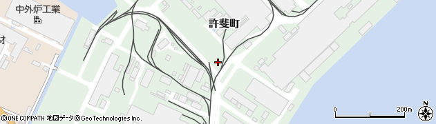 福岡県北九州市小倉北区許斐町周辺の地図