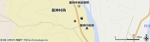 和歌山県田辺市龍神村西134周辺の地図