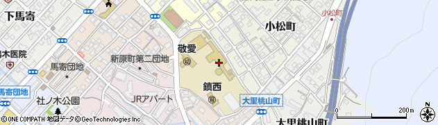敬愛高等学校周辺の地図