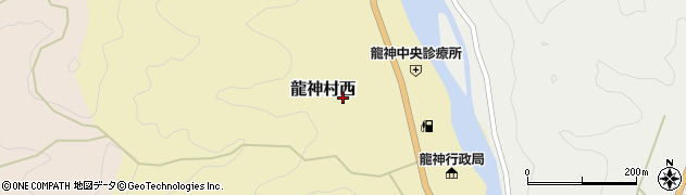 和歌山県田辺市龍神村西107周辺の地図