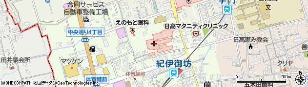 株式会社紀陽銀行　日高病院内出張所周辺の地図