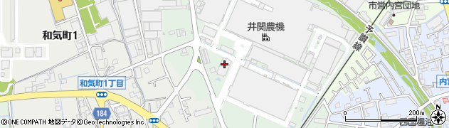 井関農機株式会社　部品事業部周辺の地図