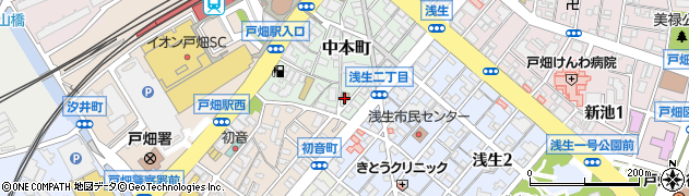 戸畑中本町郵便局 ＡＴＭ周辺の地図