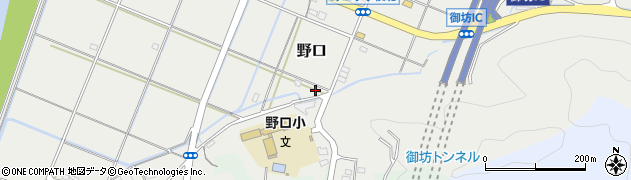 和歌山県御坊市野口376周辺の地図