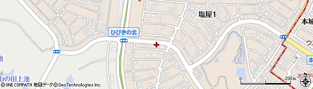 福岡県北九州市若松区塩屋周辺の地図