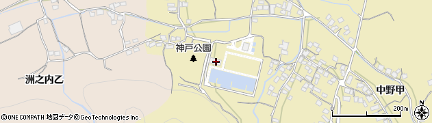 愛媛県西条市中野甲1790周辺の地図