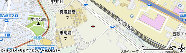 福岡県北九州市小倉北区中井口2周辺の地図
