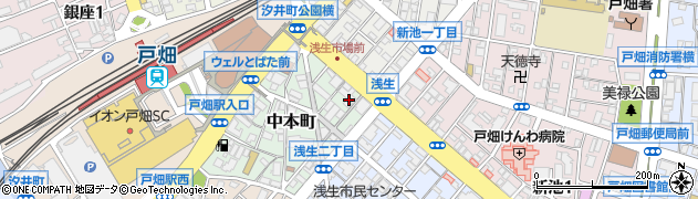 黒崎ホルモンセンター　戸畑支店周辺の地図