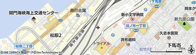 福岡県北九州市門司区大里新町周辺の地図