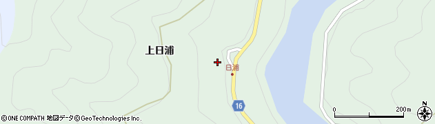 徳島県勝浦郡上勝町福原上日浦7周辺の地図