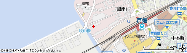 アプローズ戸畑駅参番館管理室周辺の地図