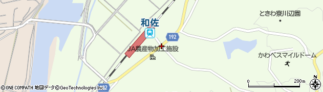 和佐駅周辺の地図